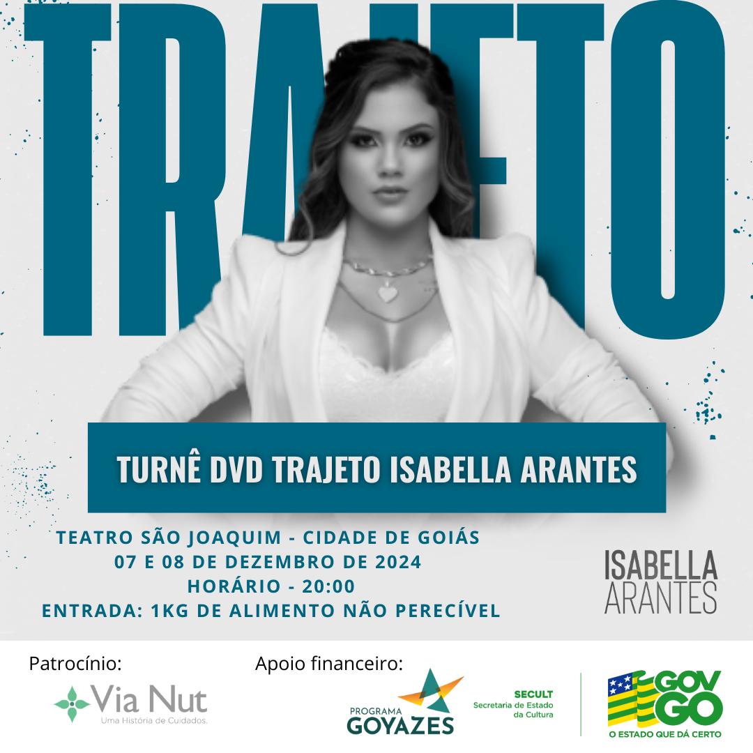 turnê trajeto isabella arantes